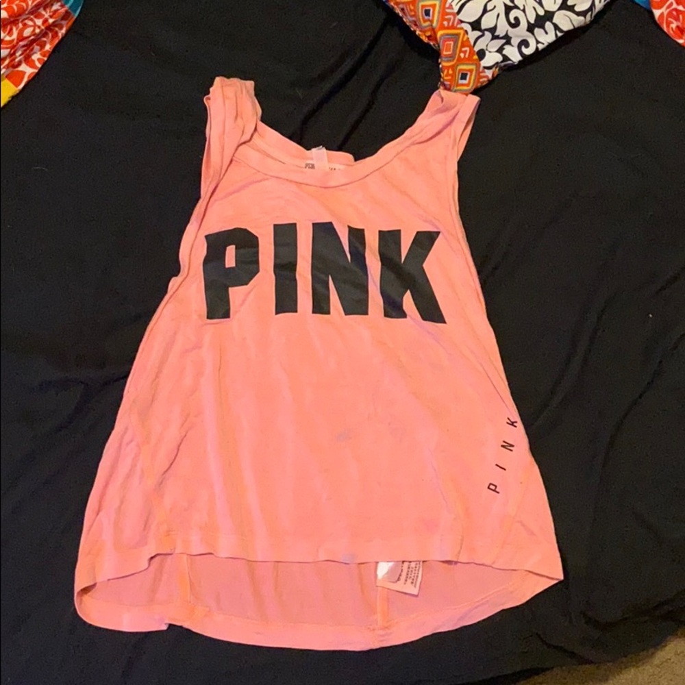 pink crop top